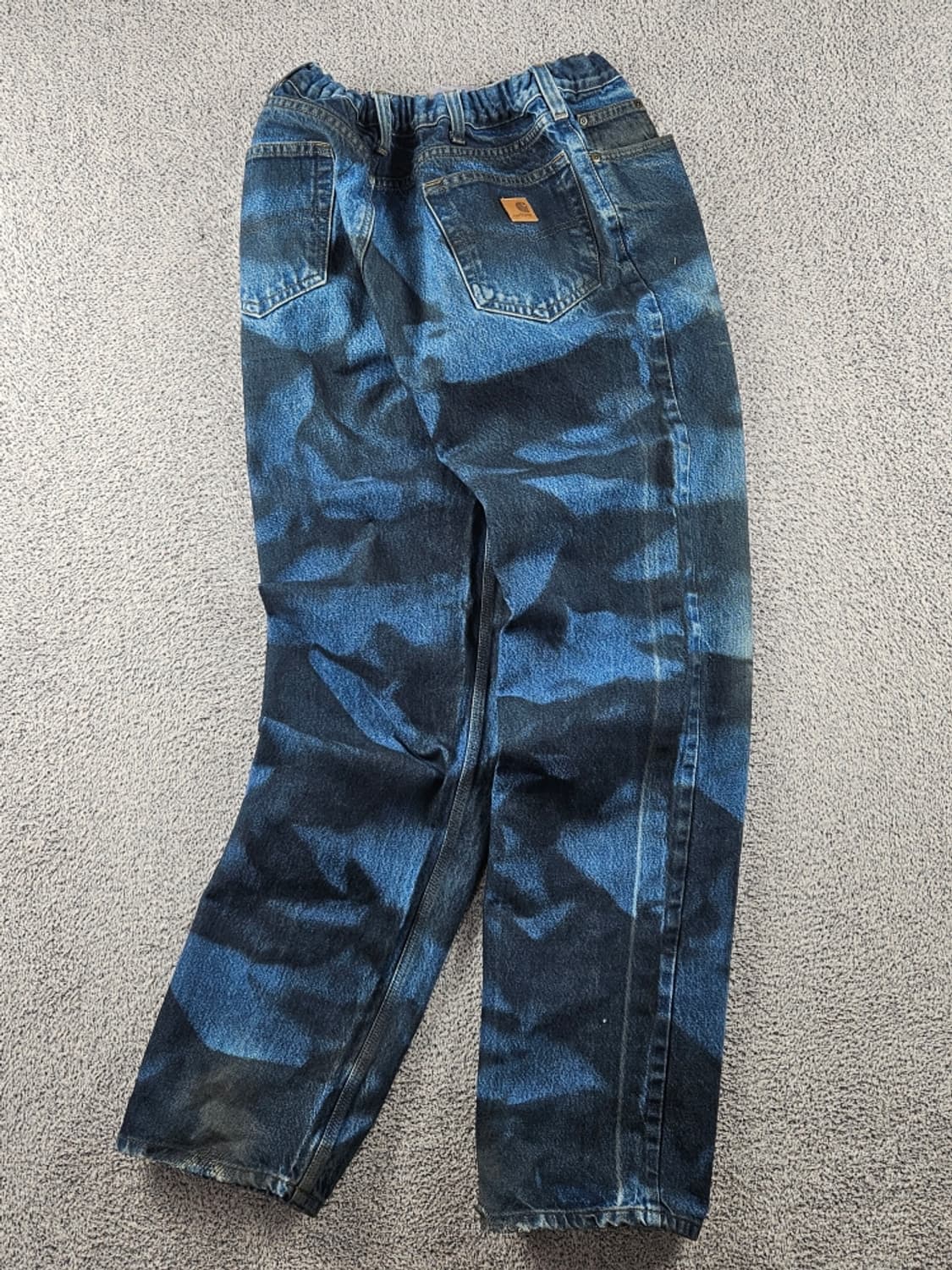 칼하트 밴딩 다잉 워시드 커스텀 데님 팬츠 (36X36추정)/ 11043 상품이미지3