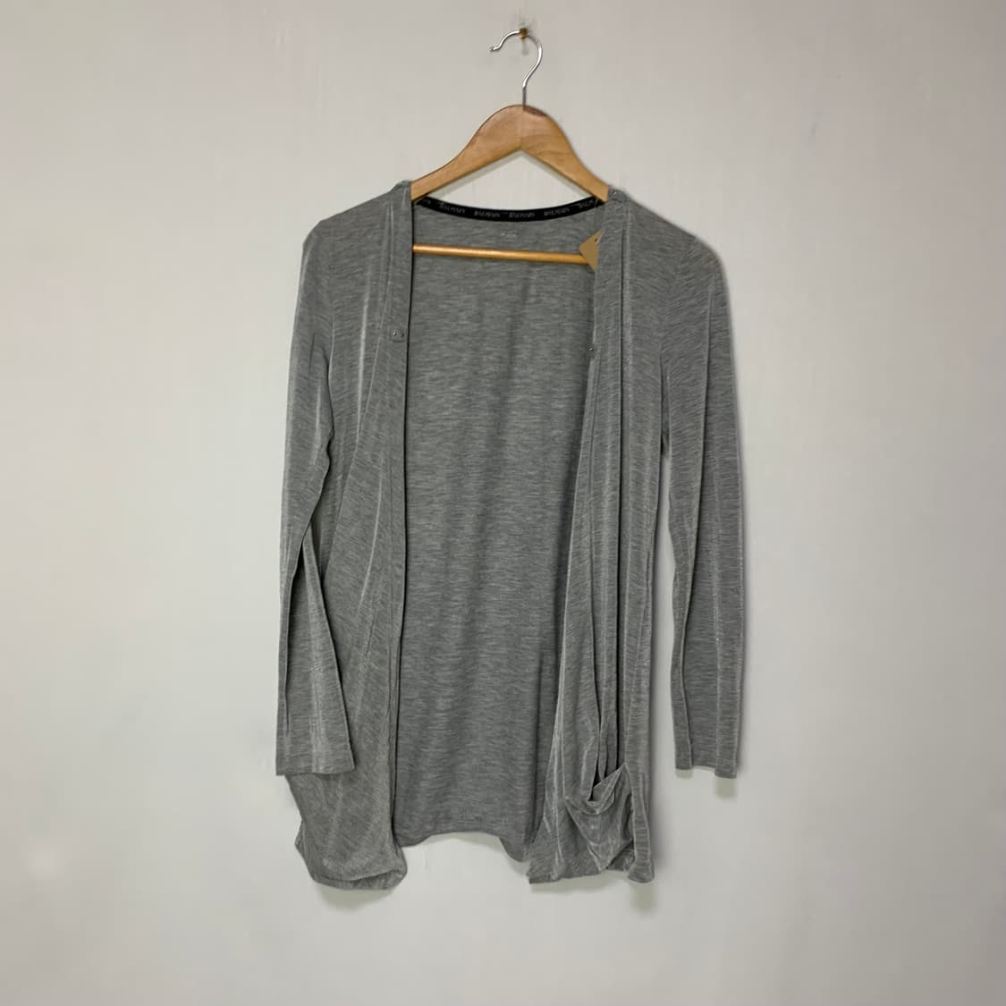 BALMAIN 발망 회색 가디건 오픈형 빈티지 상품이미지1