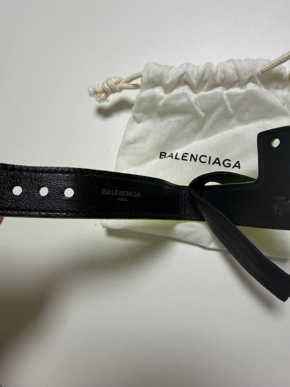 발렌시아가 레더 브레잇슬릿 상품이미지4