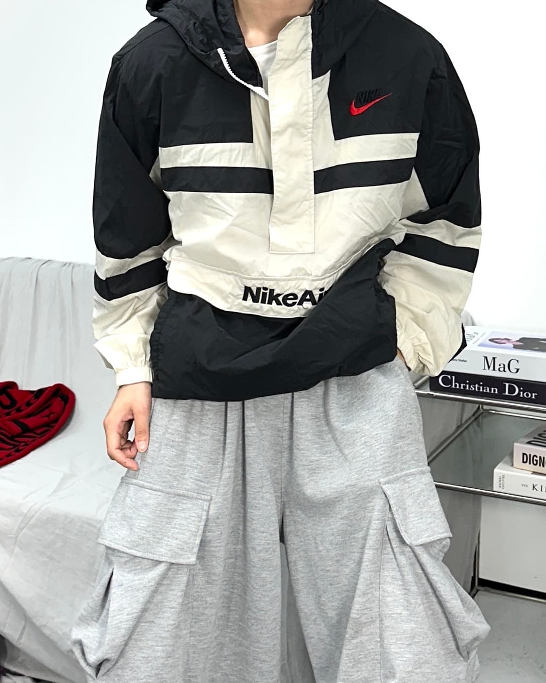 나이키 에어 우븐 아노락 바람막이 자켓 상품이미지2