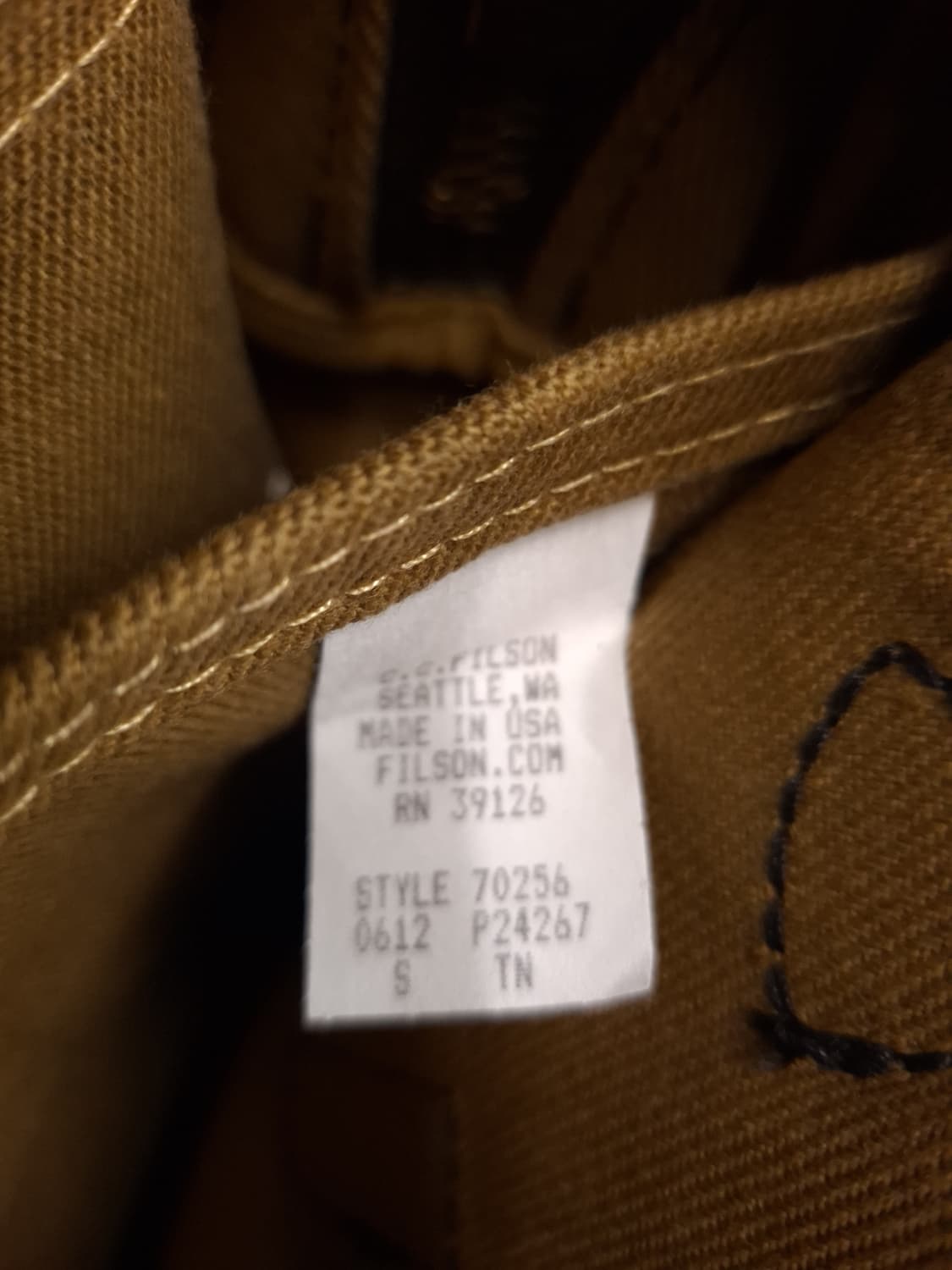 오리지날 FILSON 필슨 256 탄 브리프케이스 상품이미지3