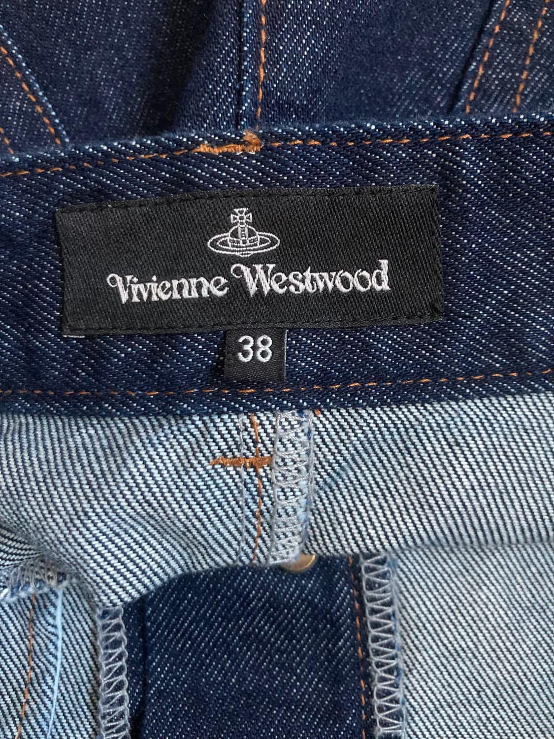 Vivienne Westwood 비비안 웨스트우드 데님 롱 스커트 상품이미지3
