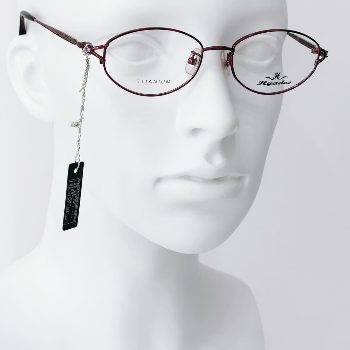 HYADES 버건디 큐빅 데드스탁 빈티지안경 상품이미지5