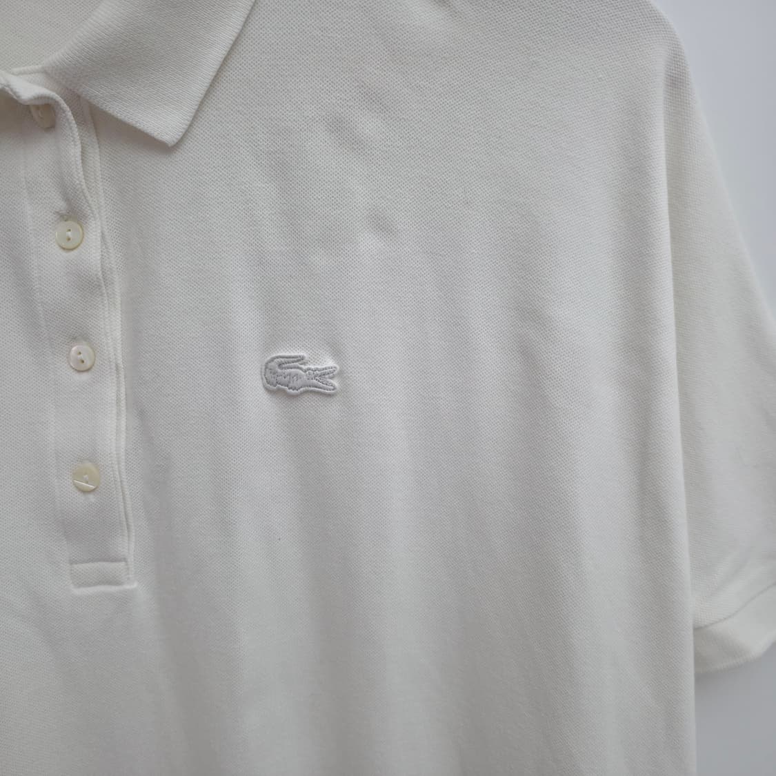 [M] 라코스테 화이트 카라티 상품이미지4