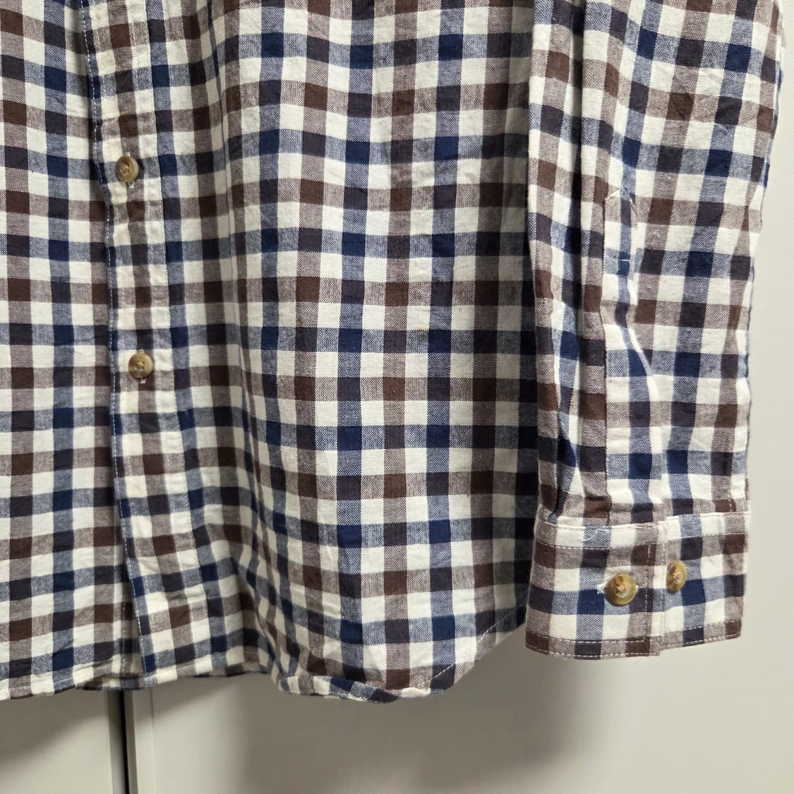 Comfortable one 재팬 체크 셔츠 L(100) 상품이미지4