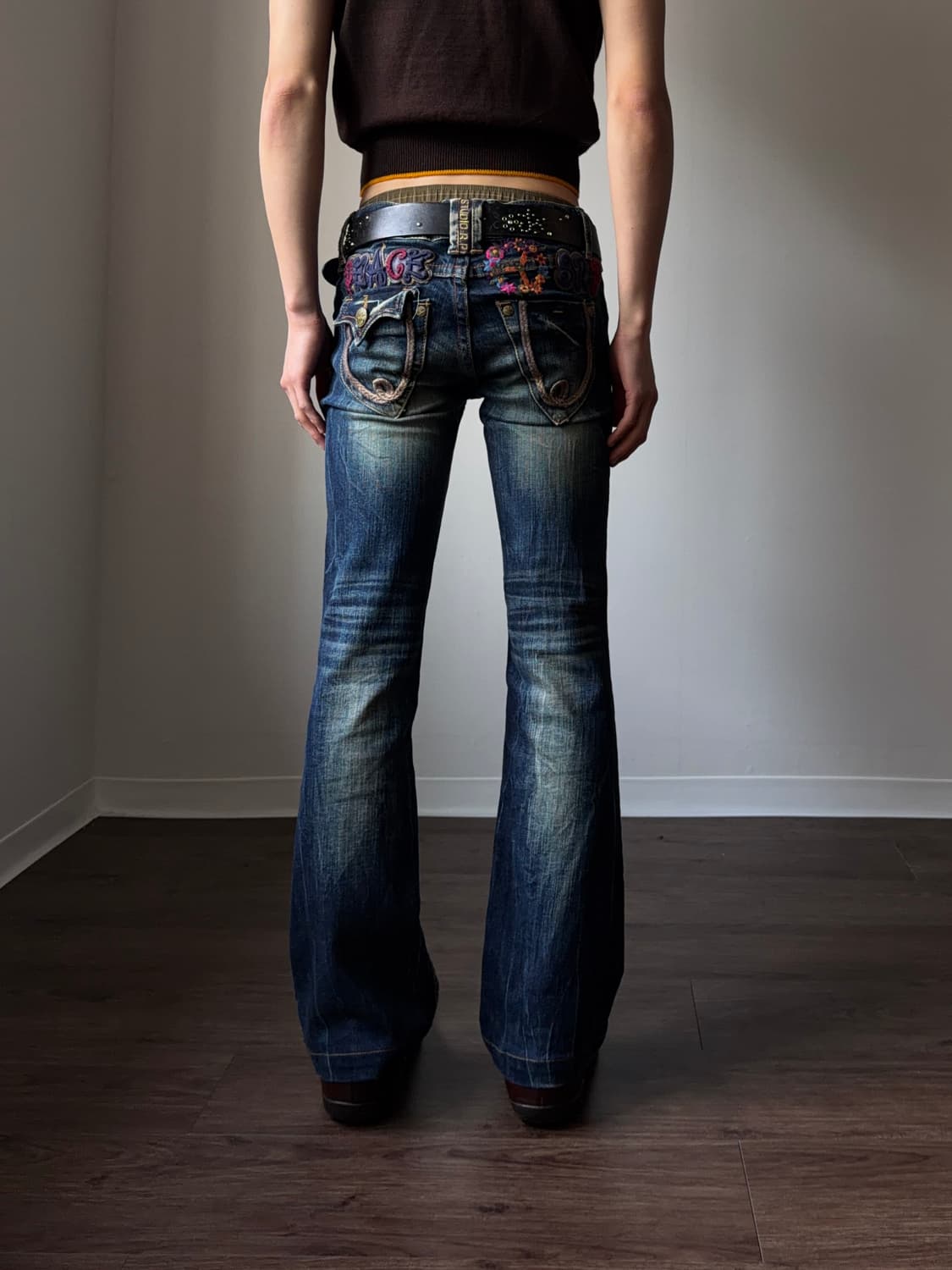 Studio R.P 큐티 & 워시드 슬림 플레어 진 상품이미지6