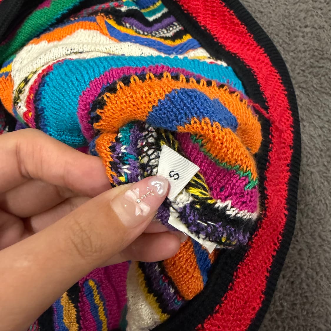 [ 정품/S ] 쿠지 빈티지 케이블 니트 가디건 상품이미지6