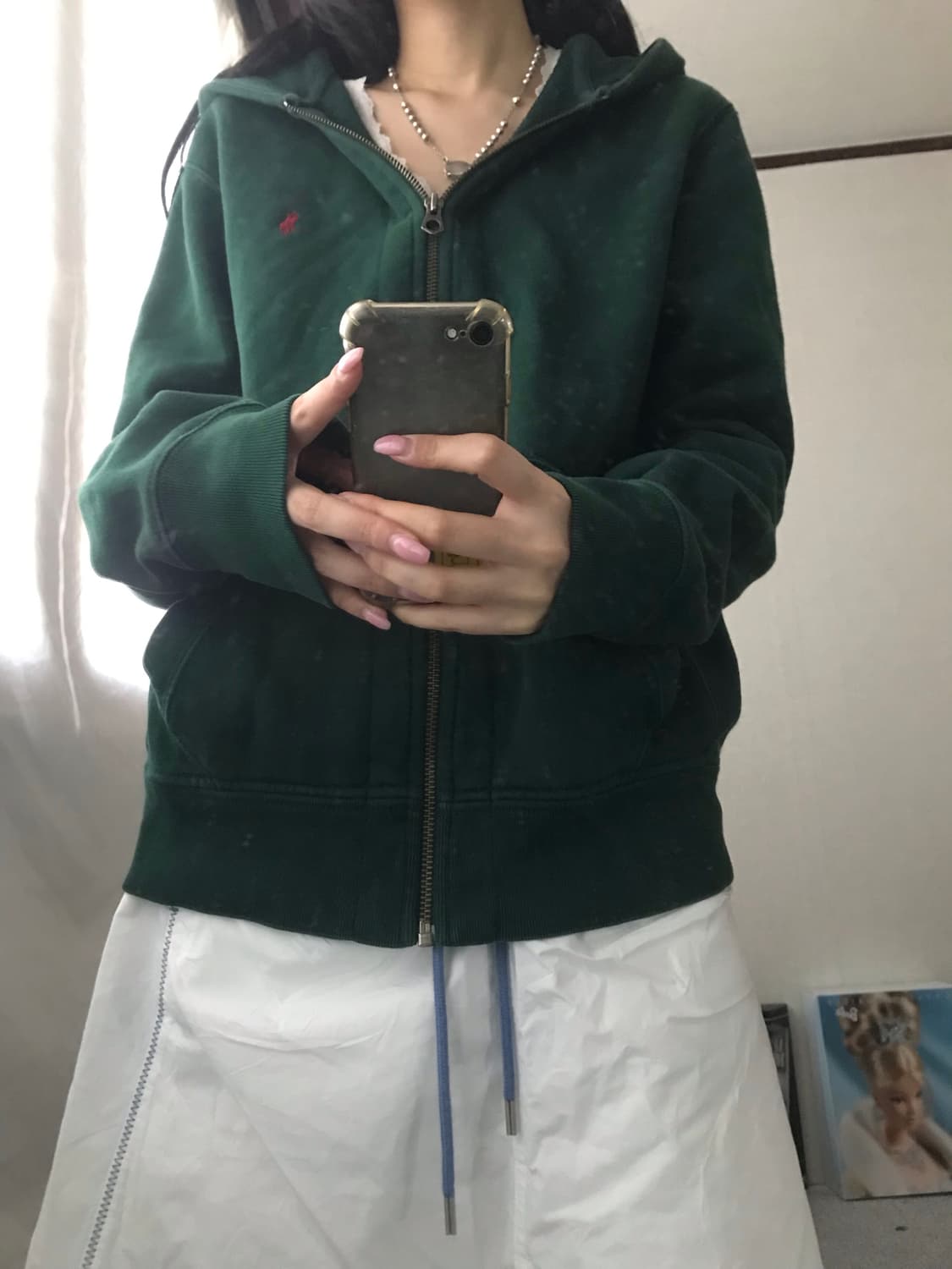 폴로 딥그린 후드집업 상품이미지6
