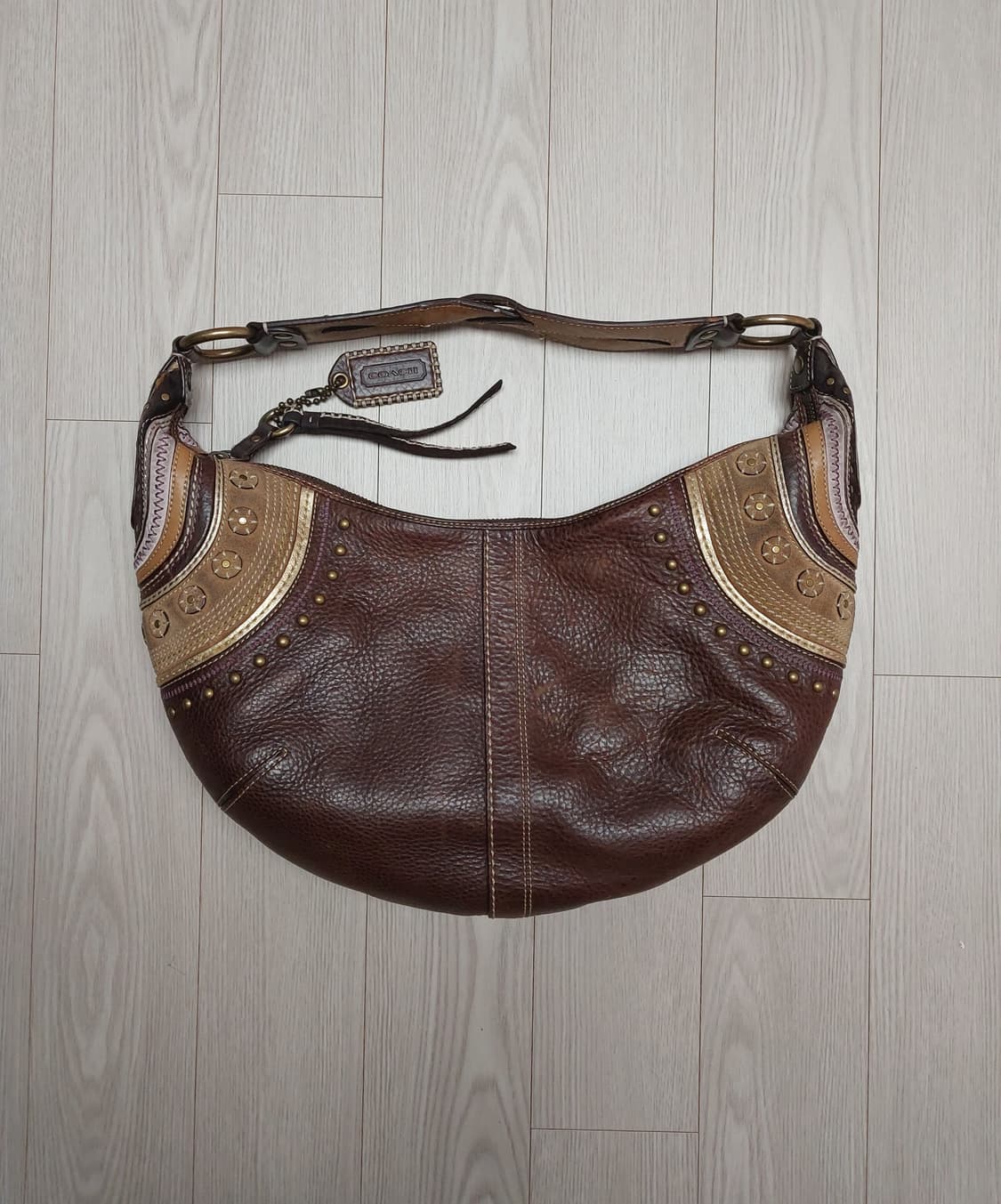 SALE🫶 Coach 에스닉 빈티지 코치 호보백 상품이미지2