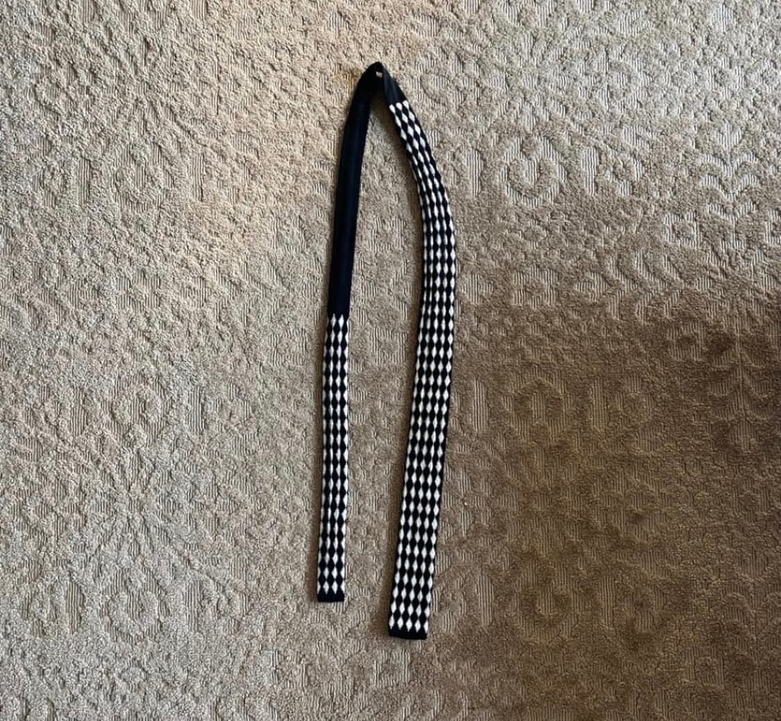 꼼데가르송 옴므 듀스 아가일 타이 상품이미지2