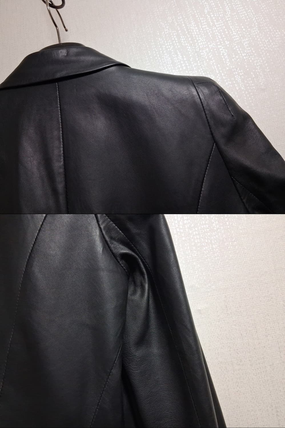 JIGOTT 블랙양가죽쟈켓 여성슬림형 마른XS44사이즈  상품이미지7