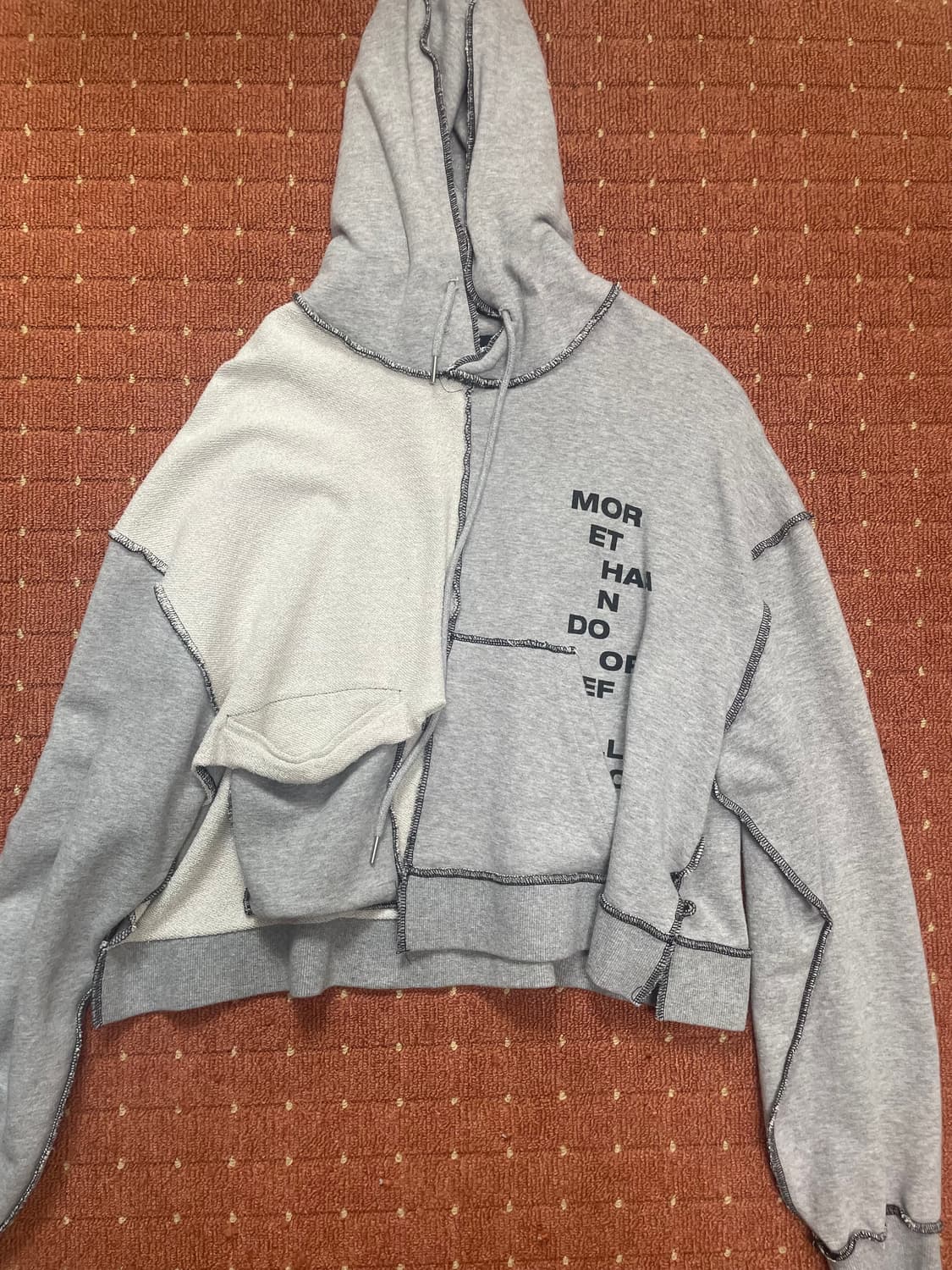 MORETHANDOPE 크롭 후드 여성 s~m 상품이미지1
