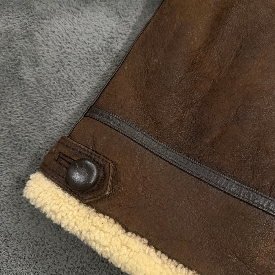 [ 100 ] 90s 빈티지 양가죽 무스탕 자켓 상품이미지6