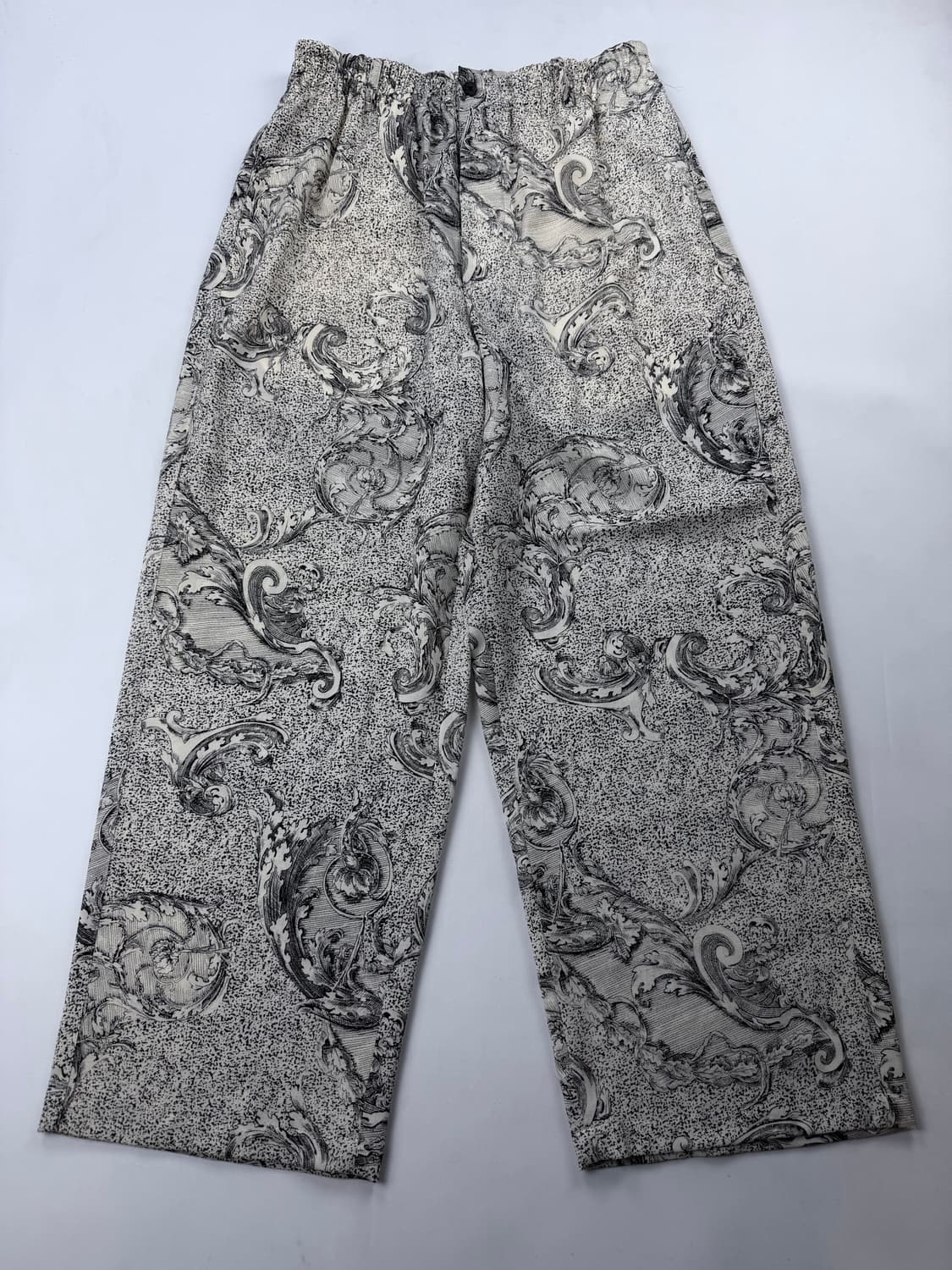 이얼즈어고 페이즐리패턴 울 팬츠 상품이미지1