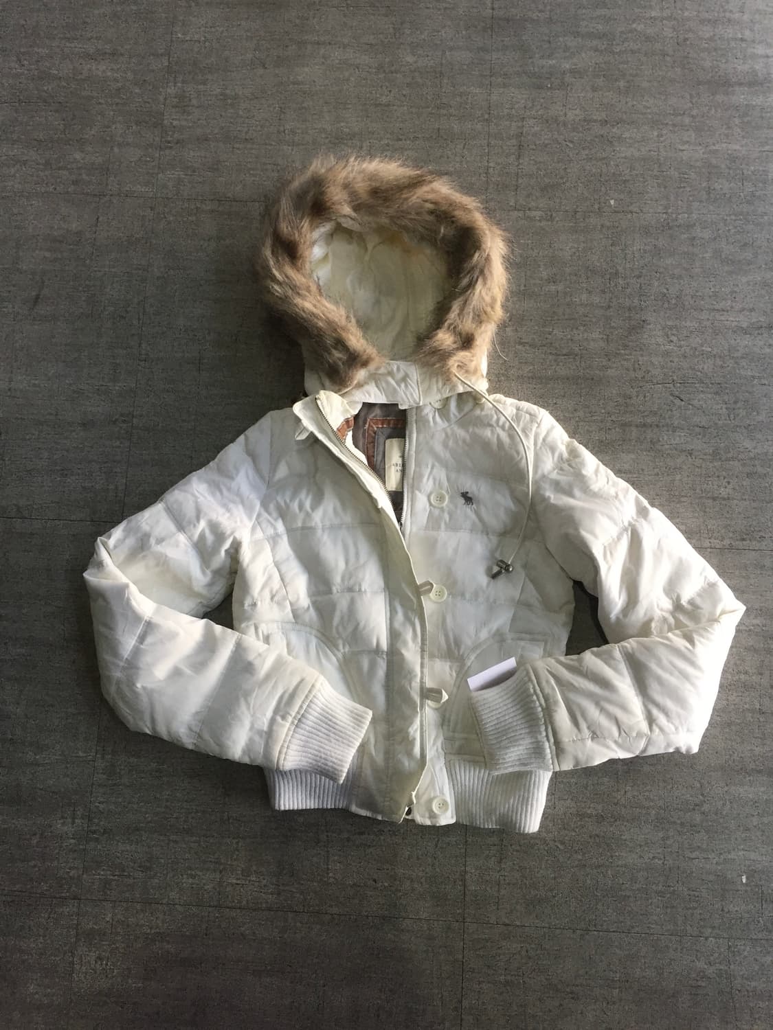 아베크롬비 핀터깔y2k 펑크갸루 울프죠 덕다운패딩자켓 상품이미지1