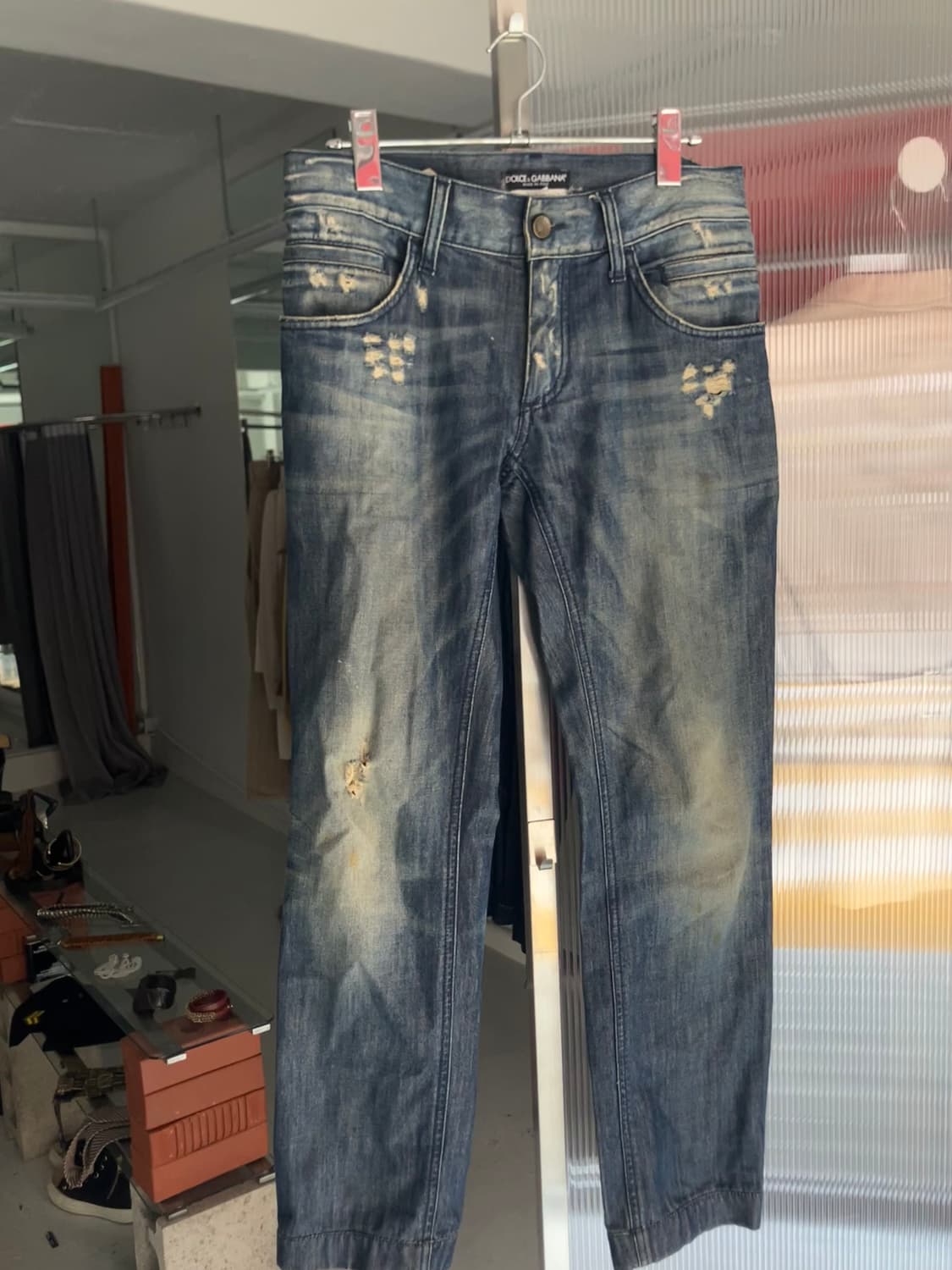 돌체앤가바나 스탠다드핏 데미지진 상품이미지2