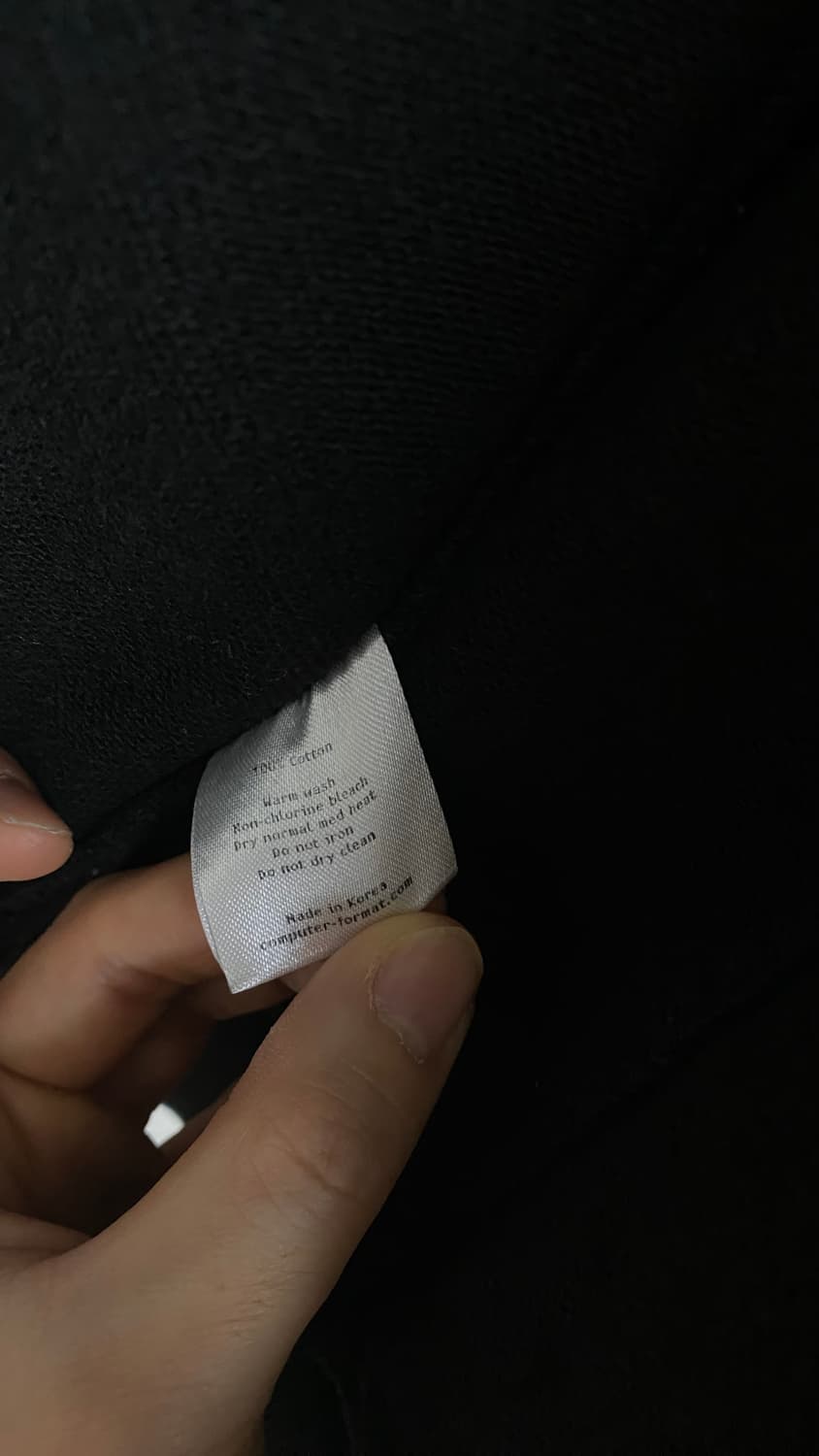 [M] 컴퓨터 포맷 스터드 집업 후디 블랙 상품이미지4