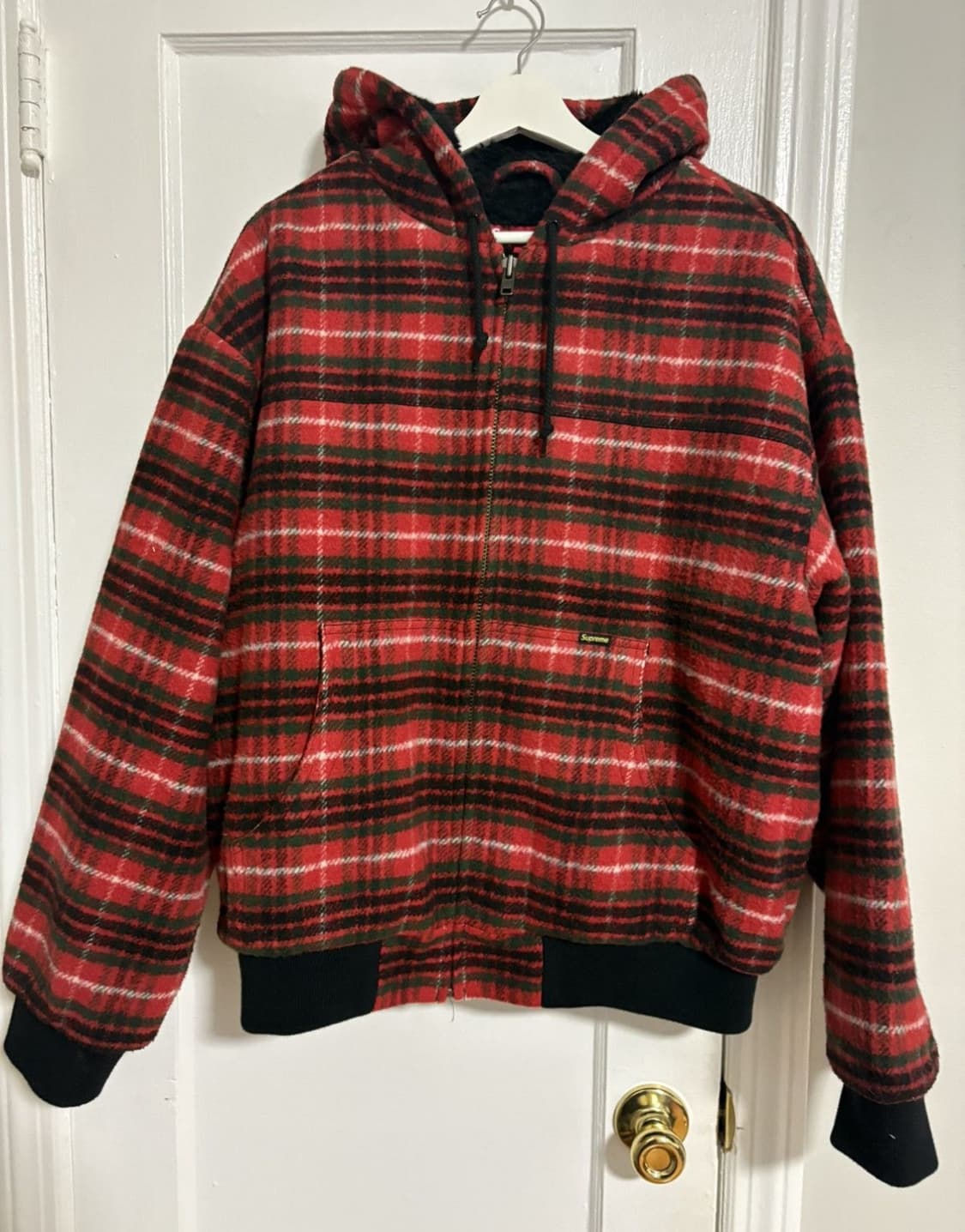 [M] 슈프림 울 플레이드 워크자켓 상품이미지1