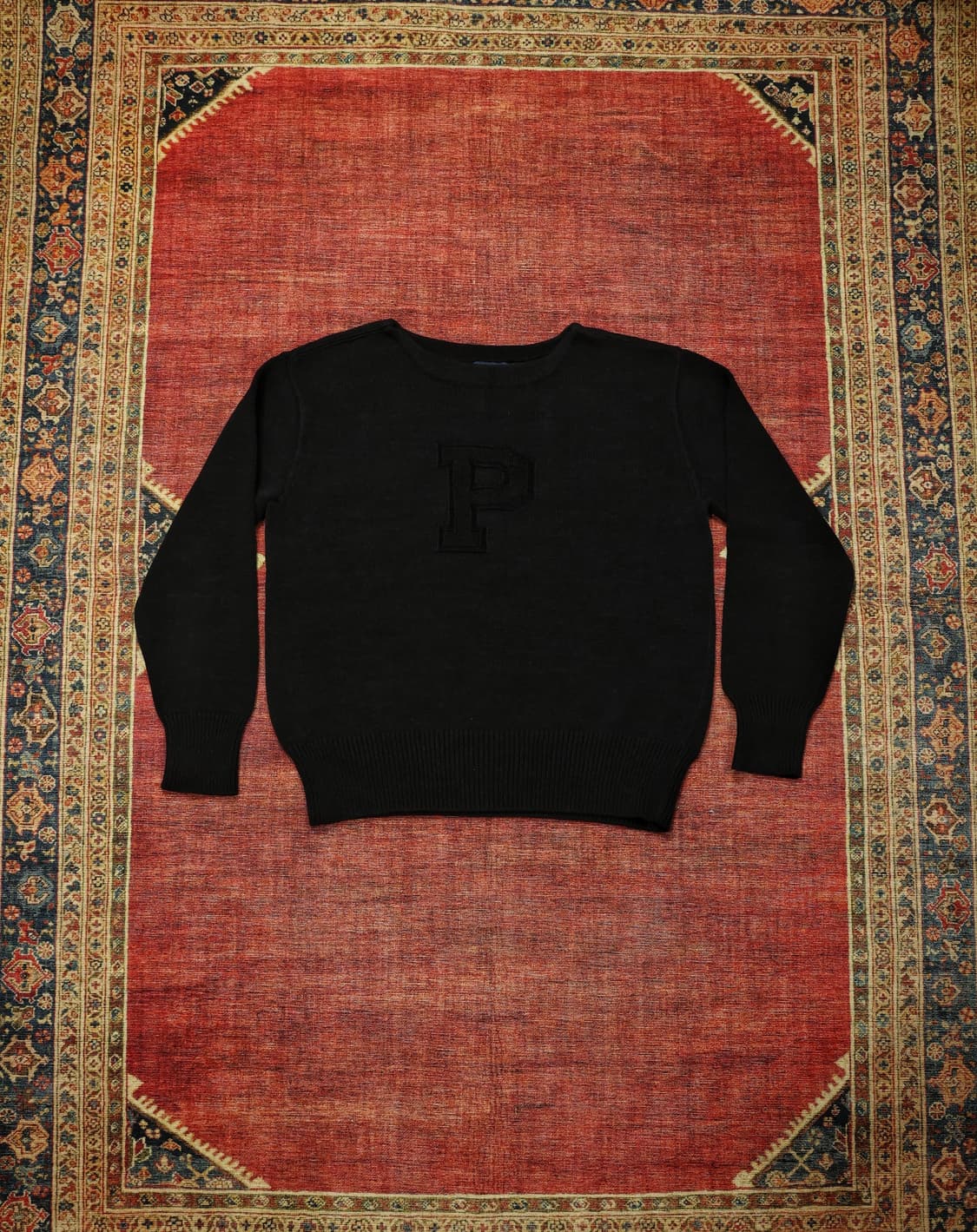 폴로랄프로렌 보트넥 니트 블랙 판매 상품이미지1