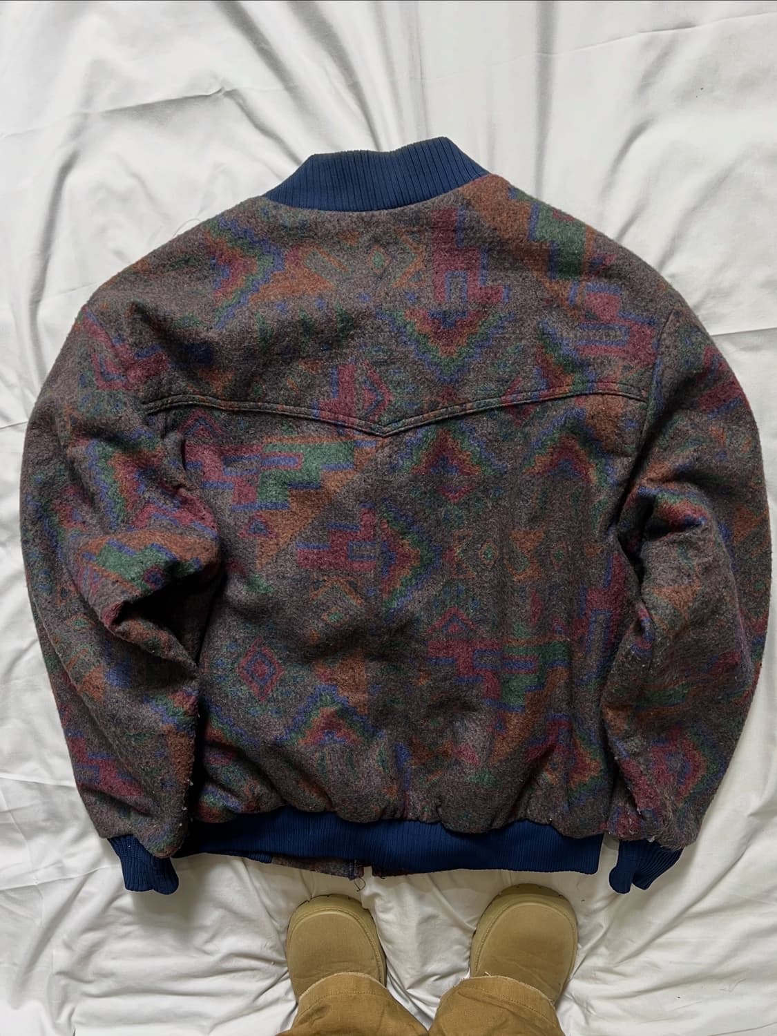 90s Saddle King 웨스턴 아즈텍 자켓 상품이미지2