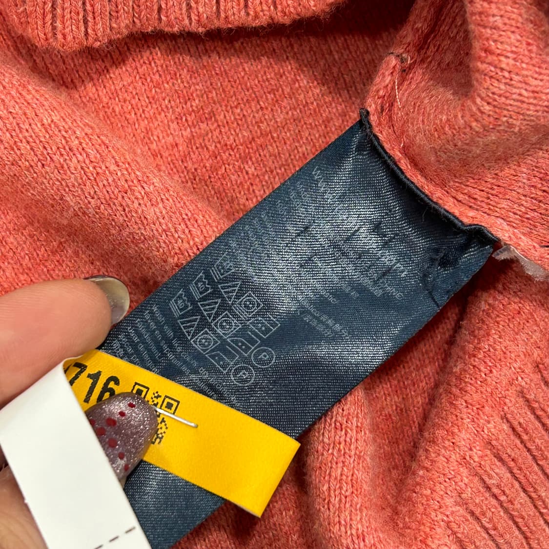 Tommy hilfiger 타미힐피거 코랄핑크 니트  상품이미지6