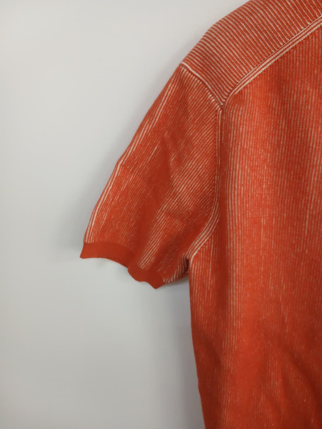 리마드 오렌지 반팔 니트 폴로티 상품이미지4