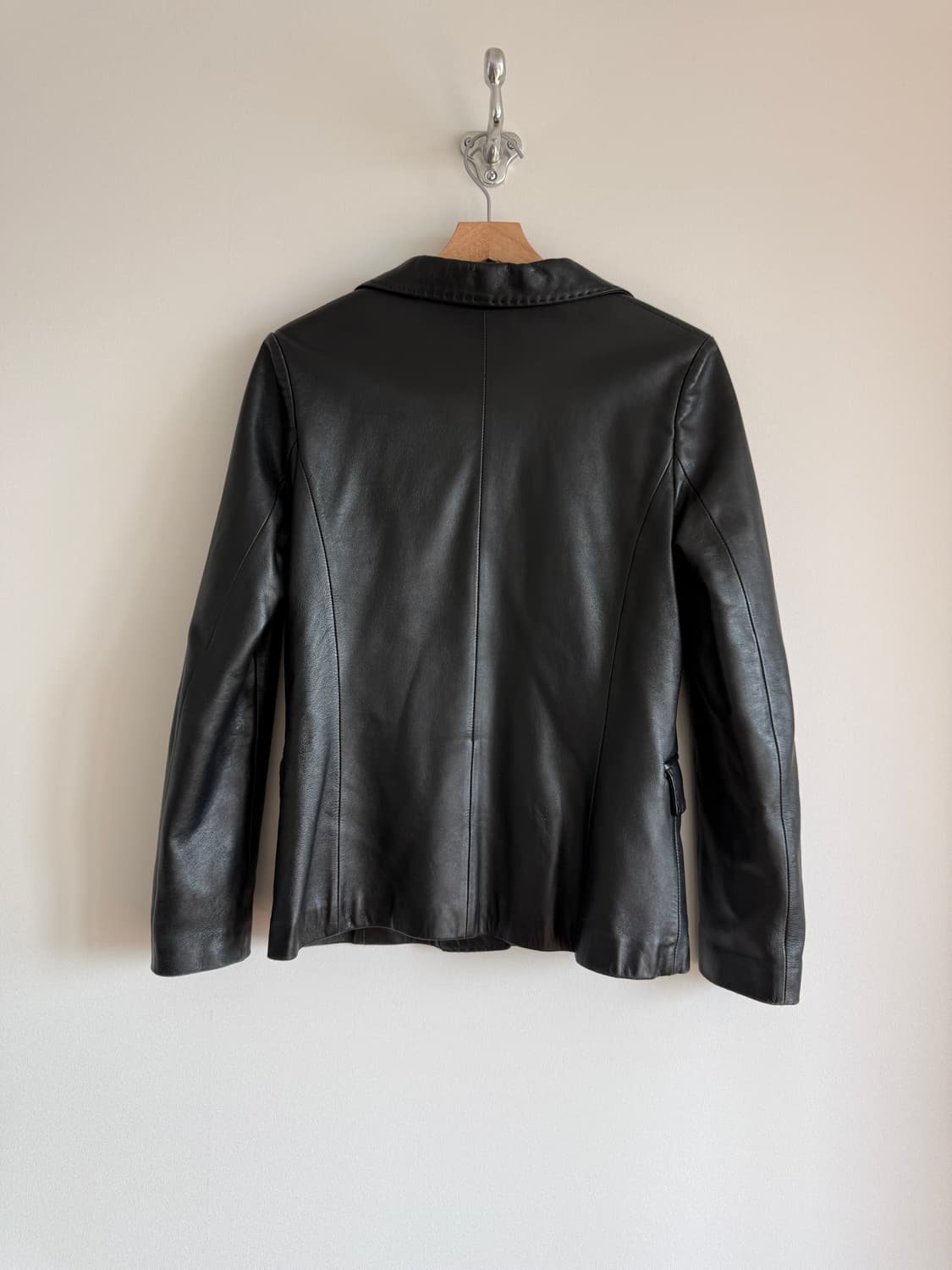 Pre owned 램스킨 레더 자켓 상품이미지5