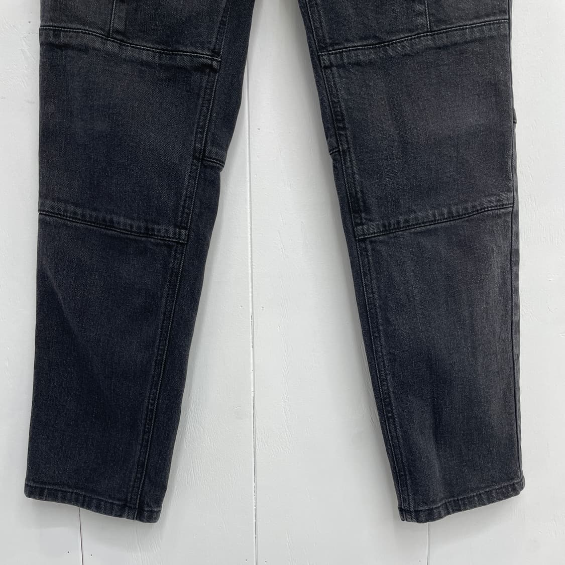 솔리드 옴므 절개 라인 워싱 데님 팬츠 상품이미지4