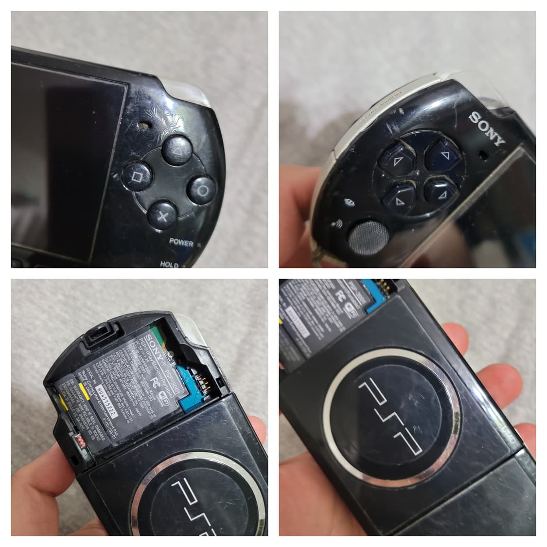 소니 psp3001번 블랙색상 고장품 상품이미지4