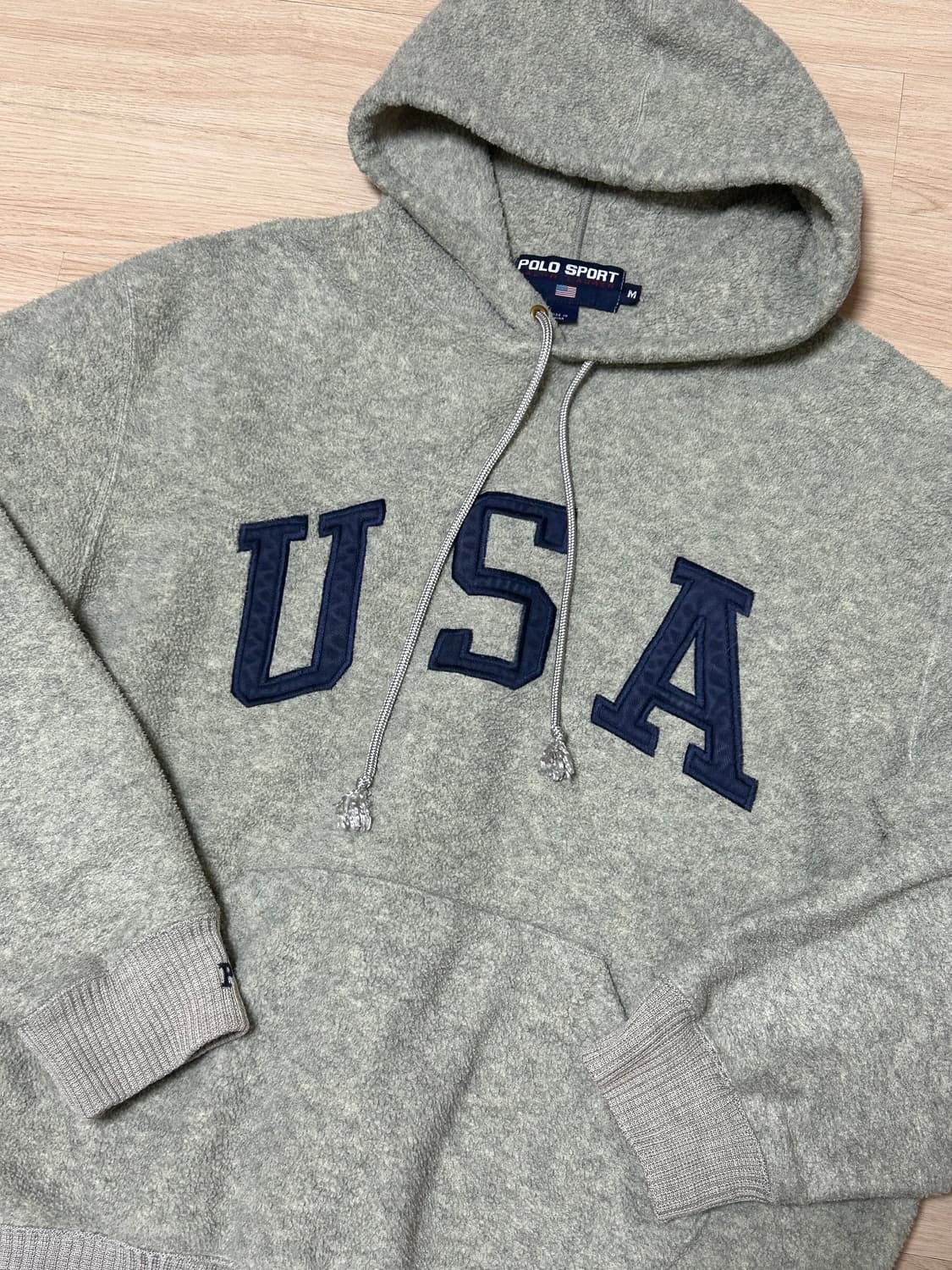 90s 폴로스포츠 USA 후리스 후드티 상품이미지2