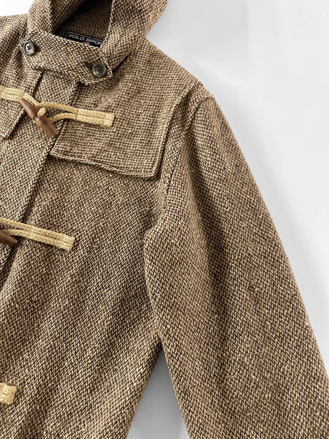 90s 빈티지 폴로 스포츠 울 더플 코트 상품이미지5