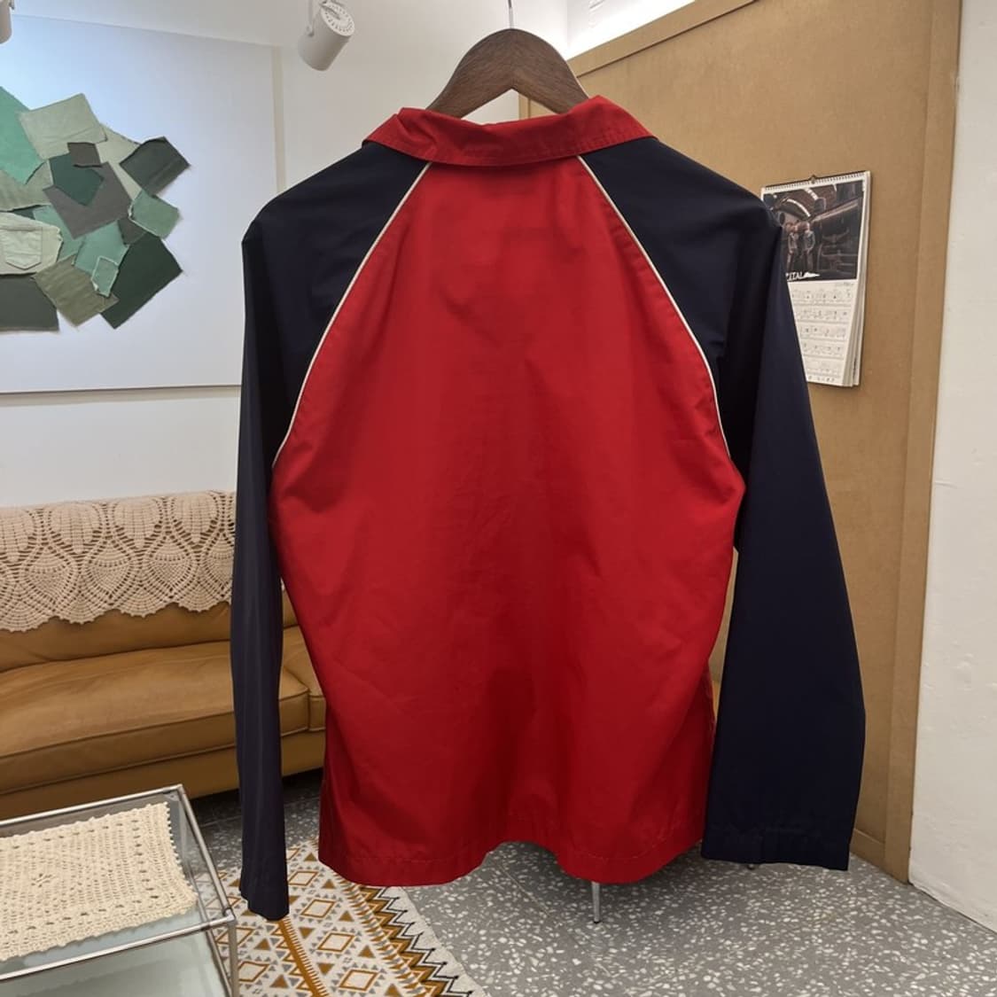 휠라 올드스쿨 스윙톱 레트로 00's 키치 바람막이 자켓 M C10500 상품이미지4