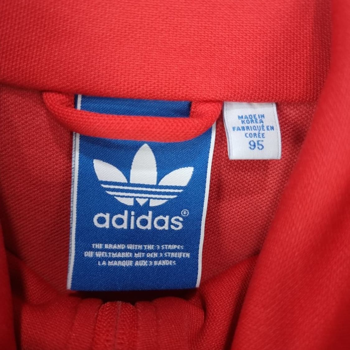 [아디다스] 유로파 져지 트랙탑 집업 자켓 레드 M20006 상품이미지8