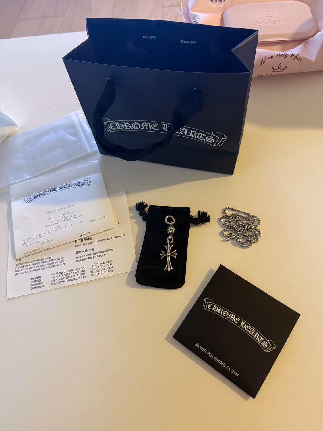 크롬하츠 원볼 타이니크로스 펜던트(마지막가격) 상품이미지2