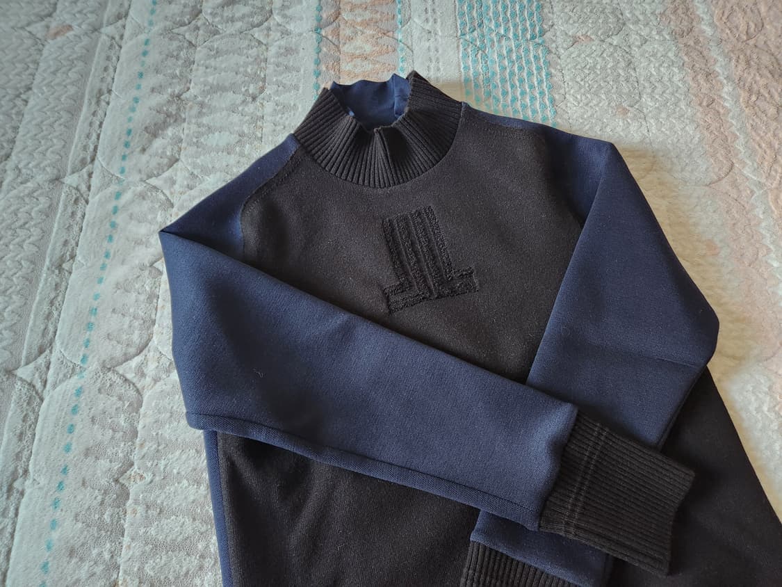 (새상품) LANVIN 랑방 레이어드 방풍 컬렉션 니트 골프 (정가 80 상품이미지2