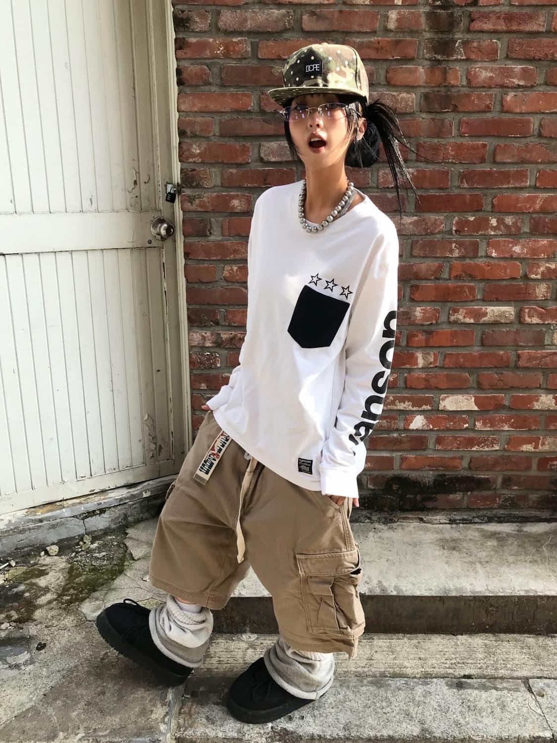 < Vanson Leathers One Star !!! L/S > 상품이미지4