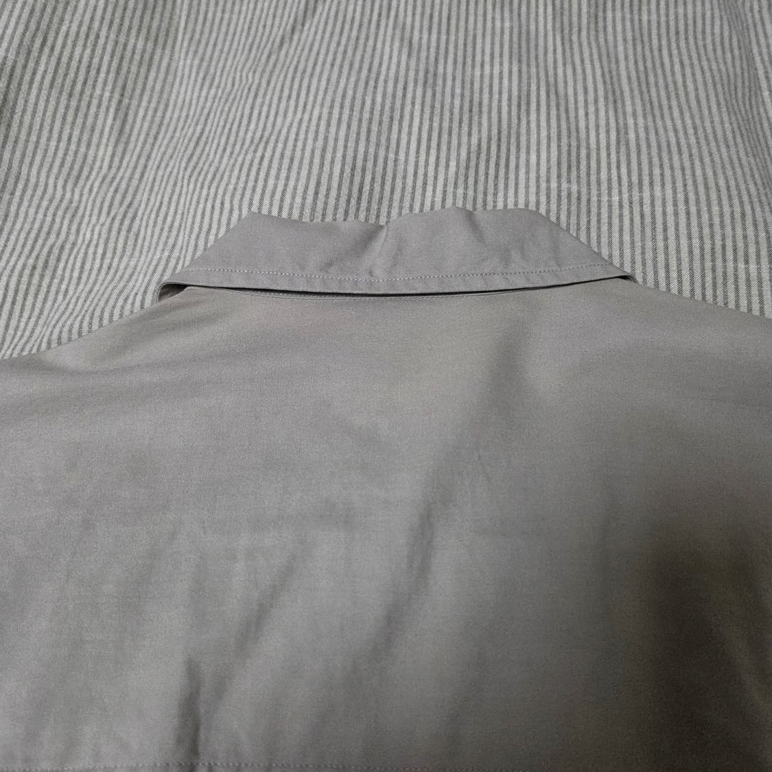 오라리 빅포켓 셔츠 그린 4사이즈 상품이미지5