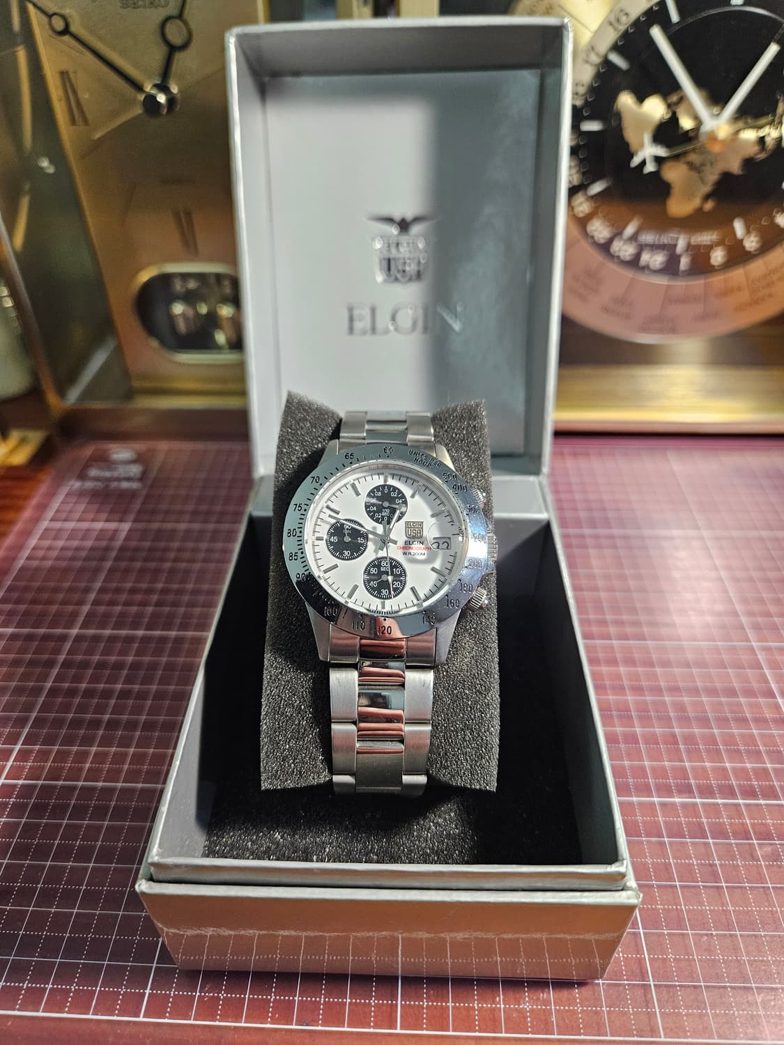 엘진 튜더 스틸토나 오마주 쿼츠 크로노그래프 시계 상품이미지2