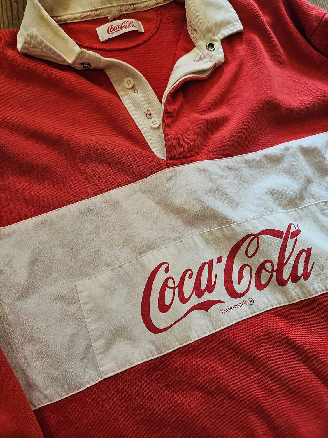 코카콜라 럭비 셔츠  상품이미지3