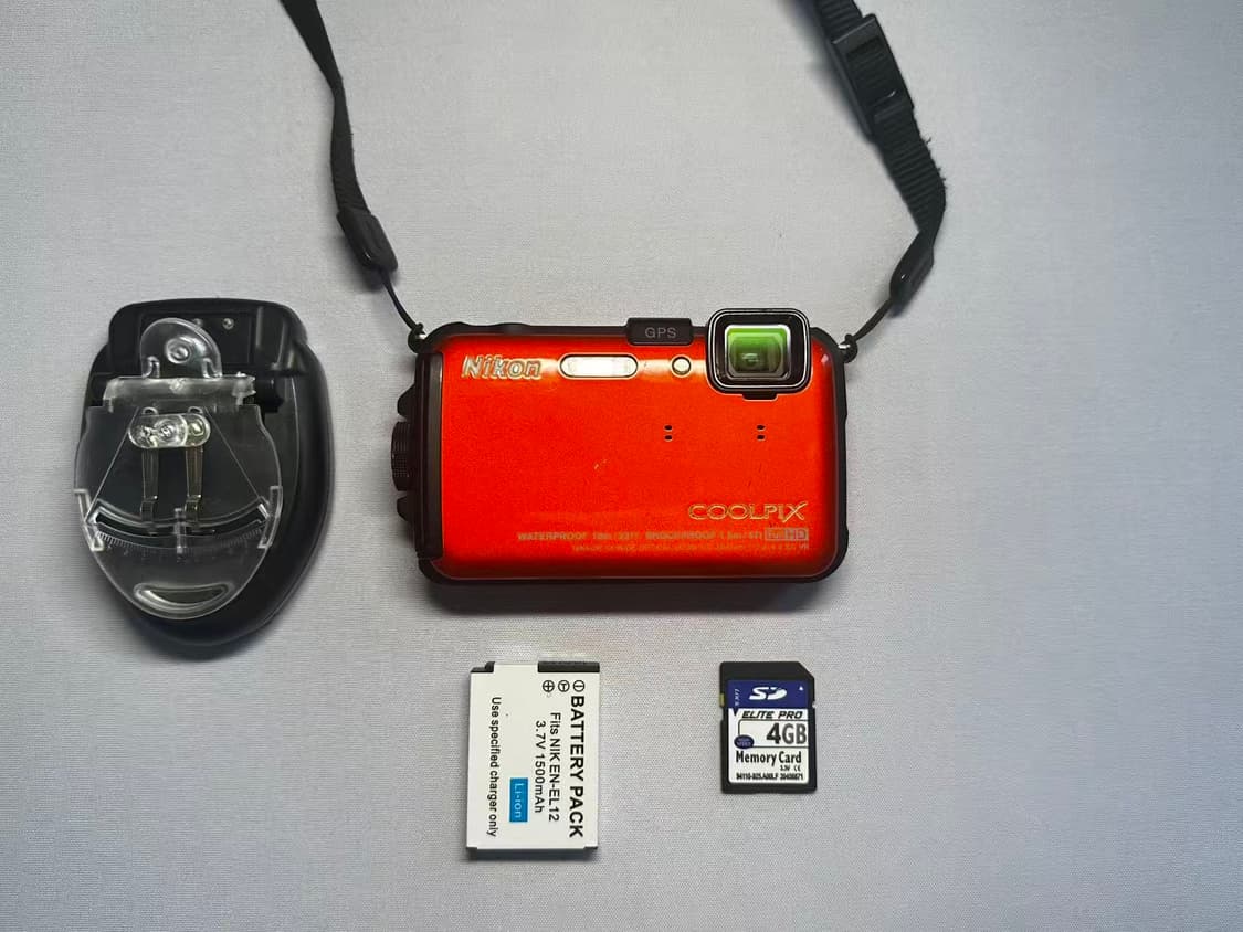 니콘 쿨픽스aw100(aw110) 오렌지 디카 상품이미지9