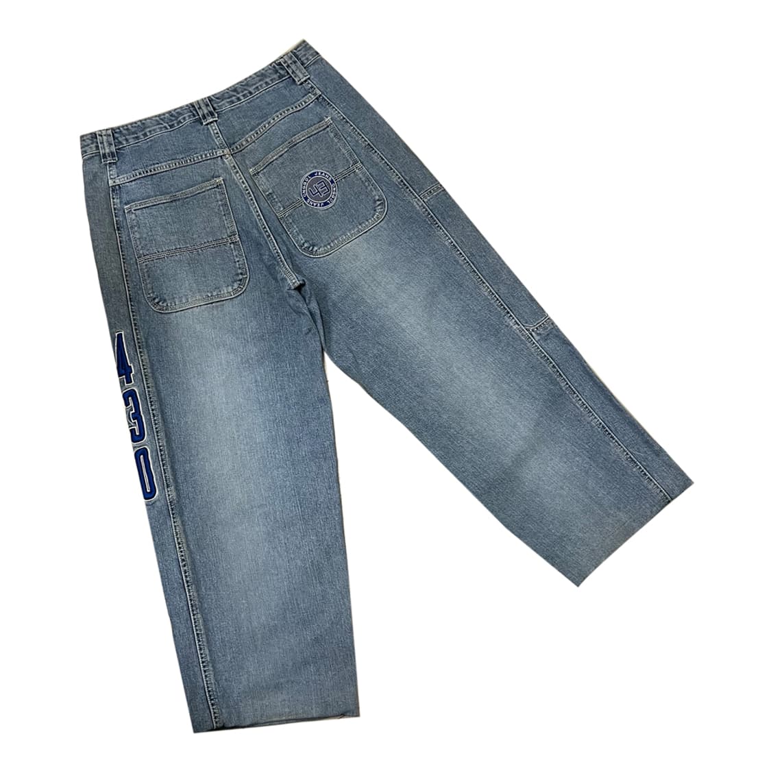 ONGGOL JEANS 연청 와이드 데님 팬츠 청바지 32~33 상품이미지1