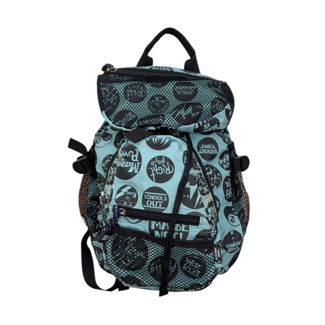 히스테릭글래머 프린티드 미니 백팩 민트 블루 상품이미지2