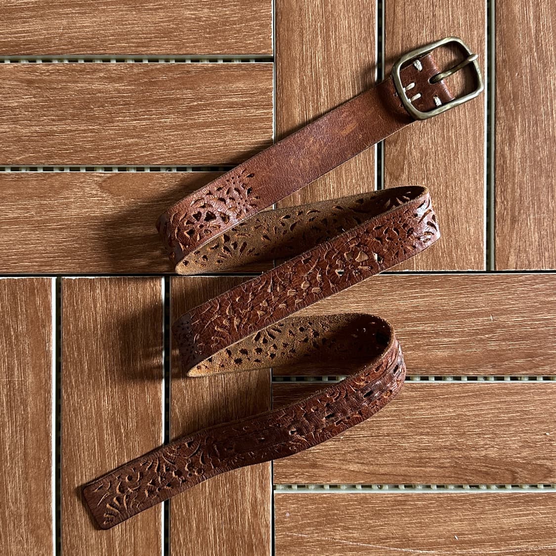 Shuca by Global Work ethnic leather belt 상품이미지1
