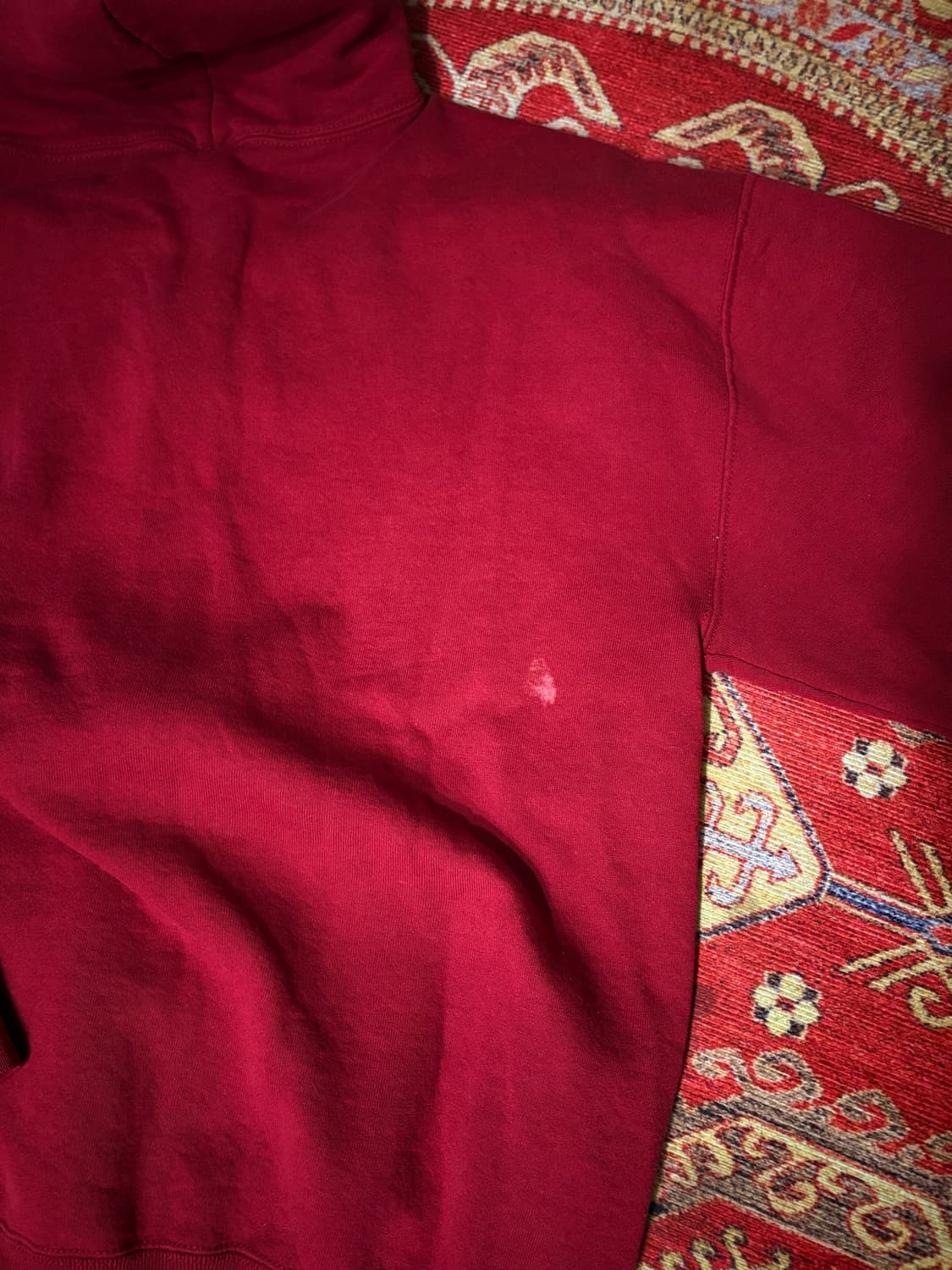 90s 미제 러셀 빈티지 후드집업 레드 상품이미지6