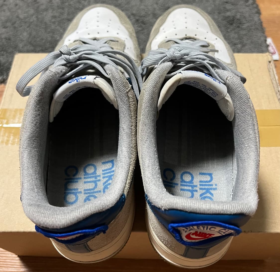 (275)나이키 에어포스 1 07 lv8 애슬레틱 클럽 그레이 마리나 상품이미지5