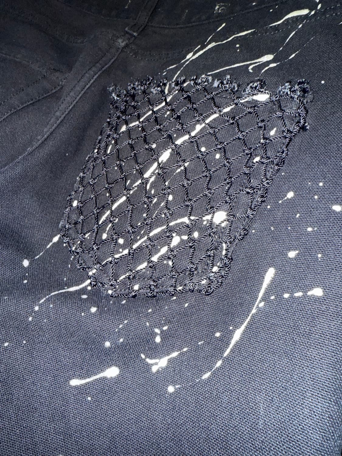 오프화이트 15AW 페인팅 디스 패치 진 상품이미지4