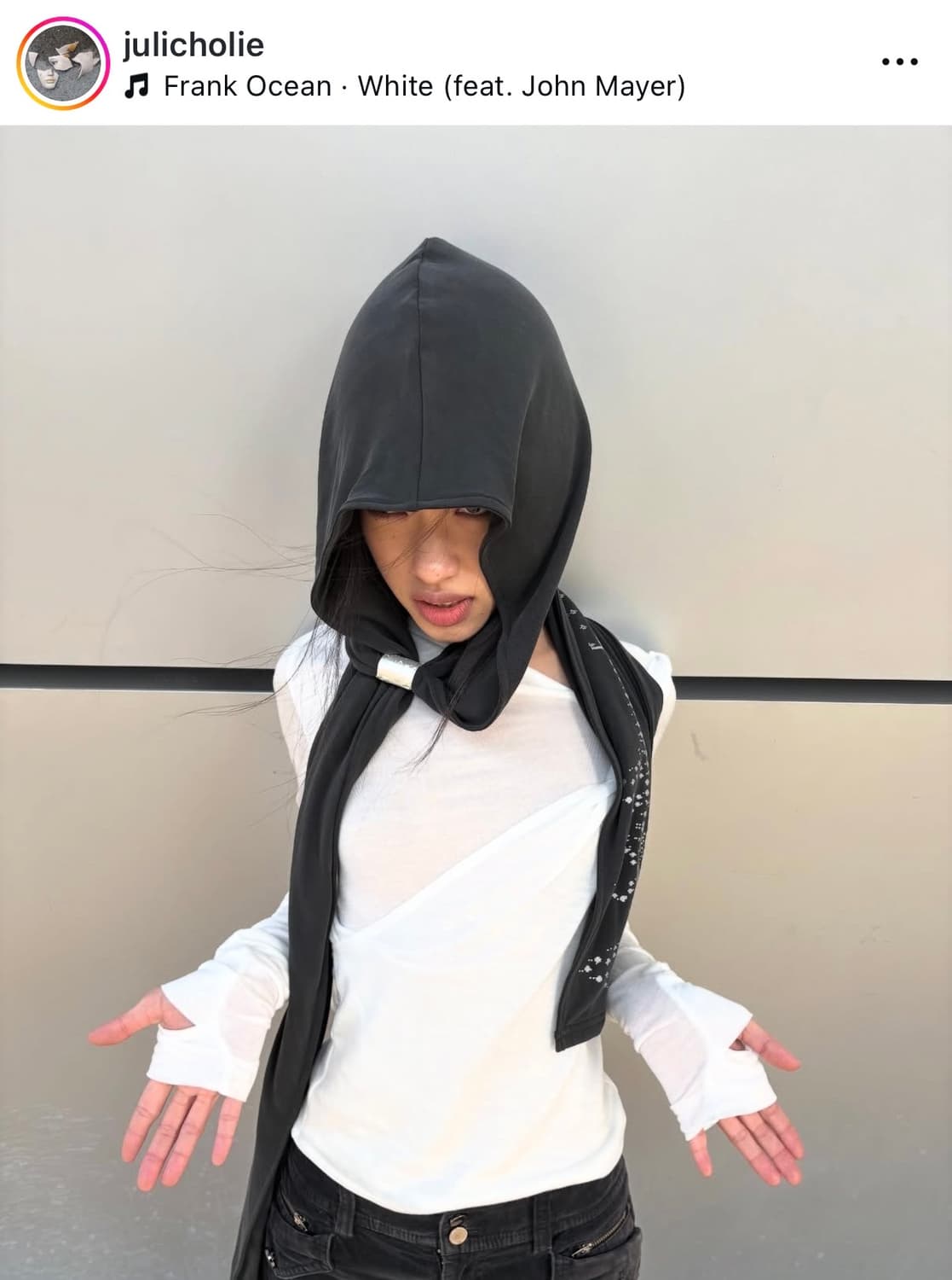 혜인서 그래픽 후드 머플러 상품이미지2