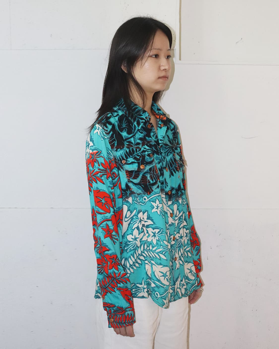 장 폴 고티에 진스 90s 트로피컬 패턴 셔츠 상품이미지2