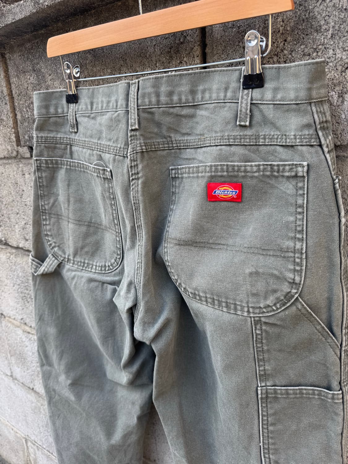 00s 디키즈 빈티지 모스그린 싱글니 카펜터 워크 팬츠 34 상품이미지5