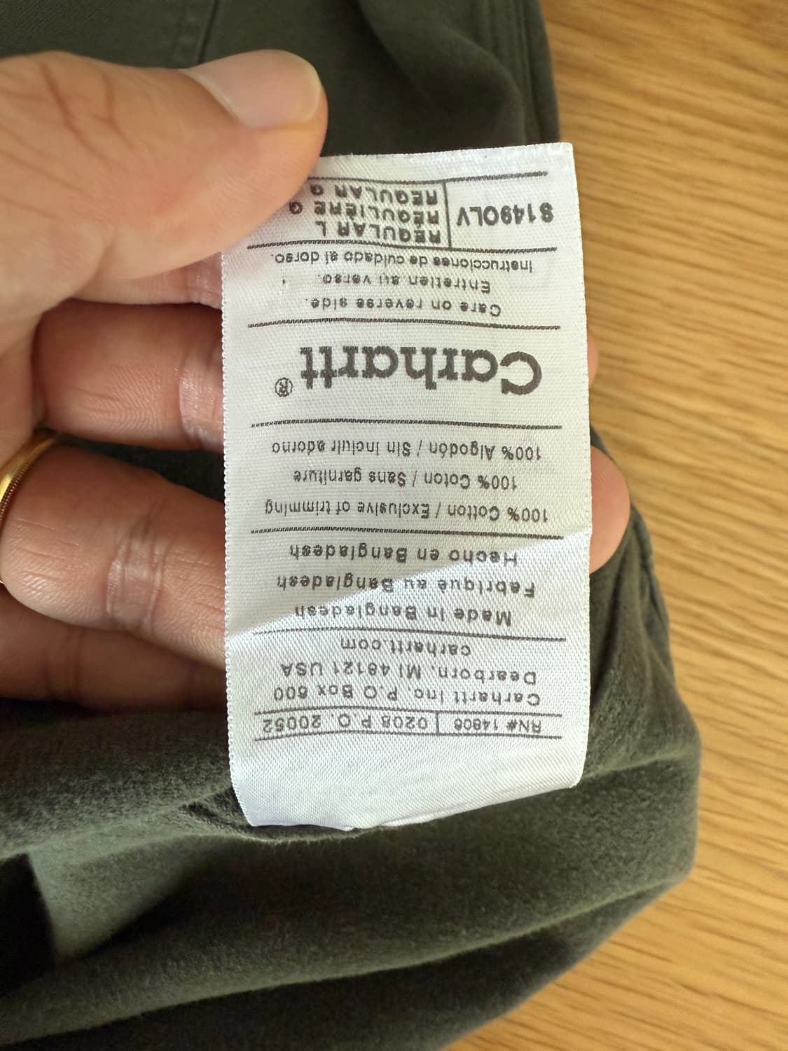 올드 칼하트(Carhartt) 워크 셔츠 상품이미지8